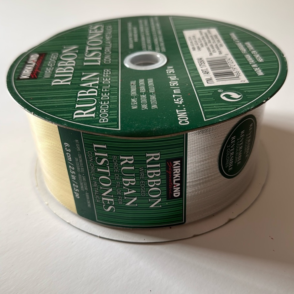 Kirkland Signature Reversible Wire Edged Ribbon